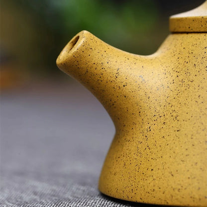Chinese kungfu tea pot 160ml real yixing zisha duan clay pot marked on sales originao ore pot with 14 infuser holes