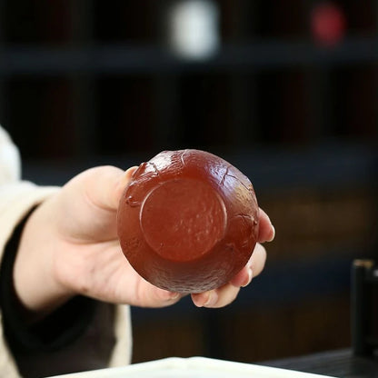 Chinese master cup handmade craft real yixing zisha dahongpao clay kungfu tea cups 140ml original ore on sales