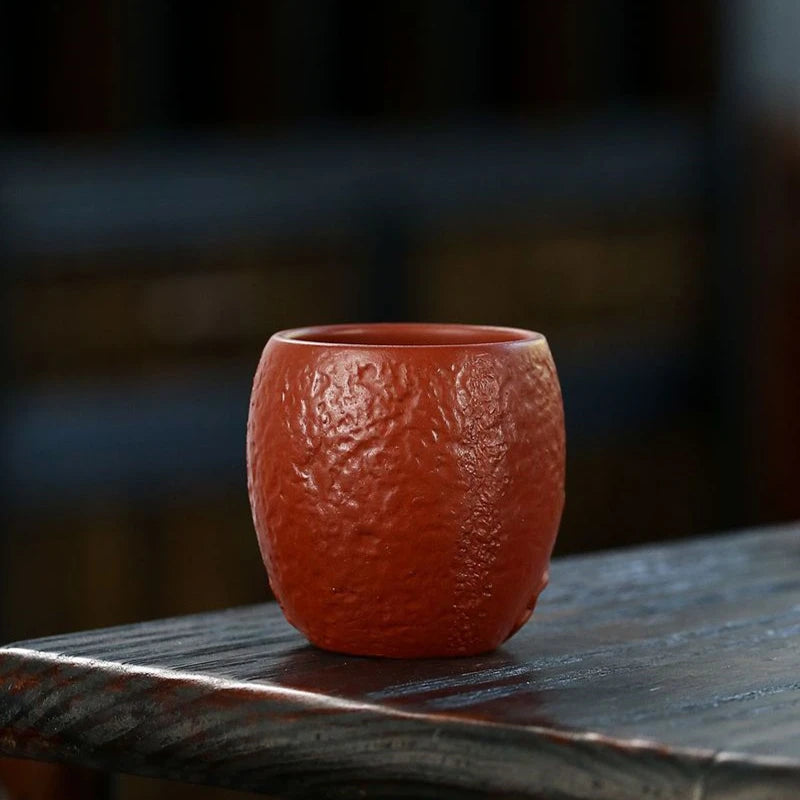 Chinese master cup handmade craft real yixing zisha dahongpao clay kungfu tea cups 140ml original ore on sales