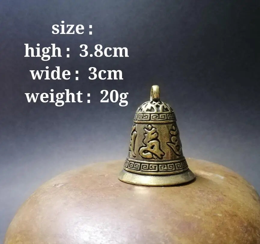 Chinese pure brass small crafts statue