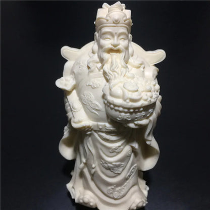 Chinese style Buddha statue God of Wealth statue Lucky cornucopia, god of wealth Home living room decorations Office statue