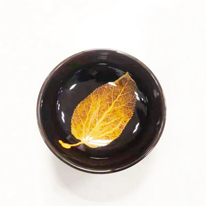 Chinese style Jianzhan tea cup Kungfu small tea cup ceramic color changing cup porcelain tea set latte cooking wine set