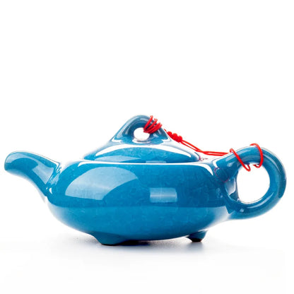 Chinese style Kung Fu Tea Set Teapot Household purple clay pot Teapot Pure Handmade White Porcelain Tea Pot Ceramic kettle 220ml