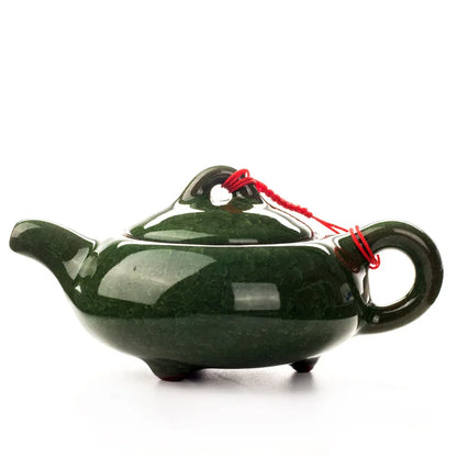 Chinese style Kung Fu Tea Set Teapot Household purple clay pot Teapot Pure Handmade White Porcelain Tea Pot Ceramic kettle 220ml