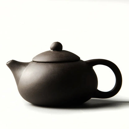 Chinese style Kung Fu Tea Set Teapot Household purple clay pot Teapot Pure Handmade White Porcelain Tea Pot Ceramic kettle 220ml