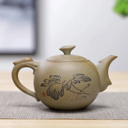 Chinese style stoneware teapot tea set Handmade kettle Ceramic Clay Teapot Set Chinese tea ceremony supplies teapot