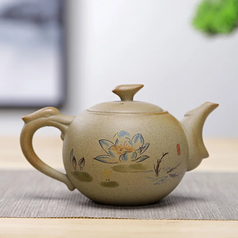 Chinese style stoneware teapot tea set Handmade kettle Ceramic Clay Teapot Set Chinese tea ceremony supplies teapot