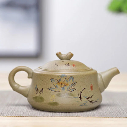 Chinese style stoneware teapot tea set Handmade kettle Ceramic Clay Teapot Set Chinese tea ceremony supplies teapot