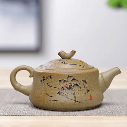 Chinese style stoneware teapot tea set Handmade kettle Ceramic Clay Teapot Set Chinese tea ceremony supplies teapot