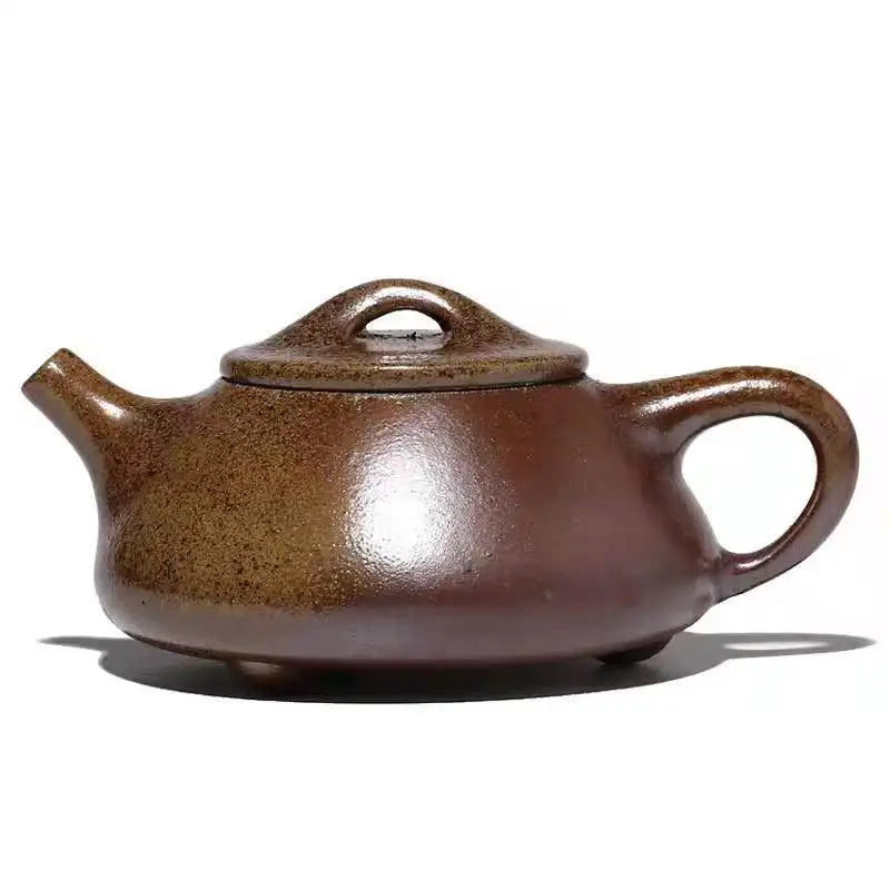 Chinese teapot Yixing Purple Clay Pot Raw Ore Firewood Jingzhou Stone Scoop Pot Kung Fu Tea Set 200cc