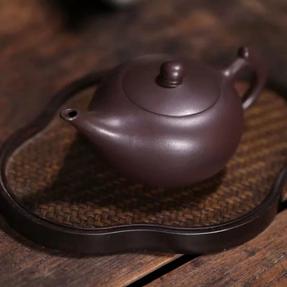 Chinese teapot Yixing purple clay pot raw ore purple clay magic lamp pot Kung Fu tea set Chinese teapot capacity 220ml