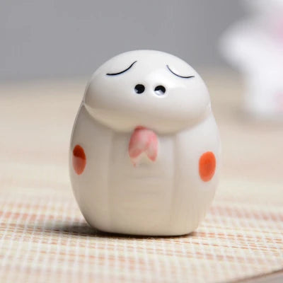Chinese zodiac porcelain rat, ox, tiger, rabbit, dragon, snake, horse, goat, monkey, rooster, dog pig ruyao porcelain tea pet