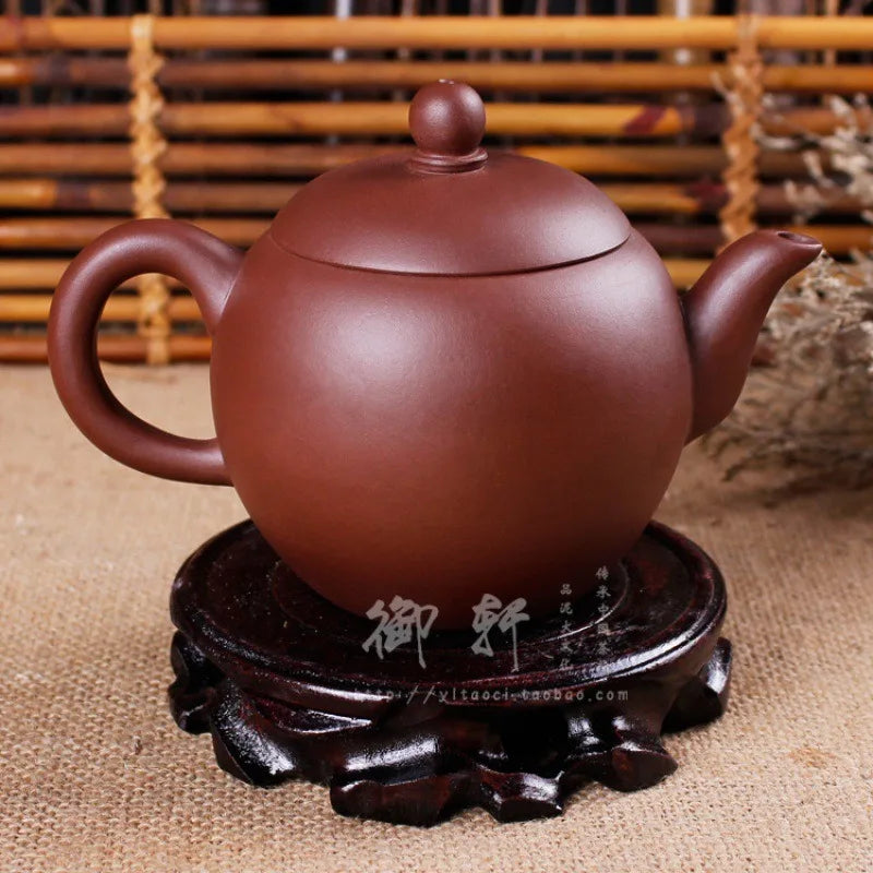 ChineseZisha Teapot Raw Ore Zhu Mud Pot Handmade Beauty Tea Infuser Household Drinkware Tradition Tea Set Supplies