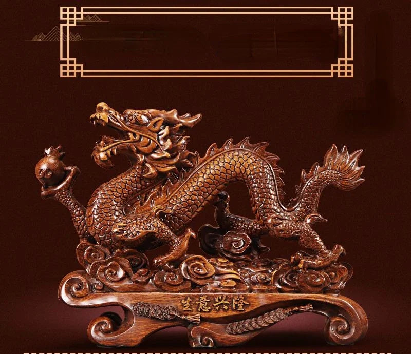 Chineseanimal Dragon Ornaments To Attracting Fortune When Lucky Living Room Store Opening Gift Crafts Ornaments