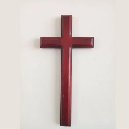 Christian cross handmade solid wood wall hanging Jesus big cross Catholic church wall decoration 31 cm