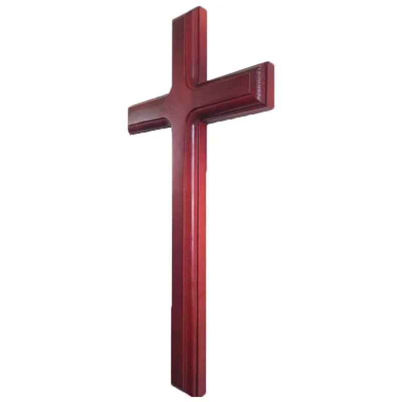 Christian cross handmade solid wood wall hanging Jesus big cross Catholic church wall decoration 31 cm