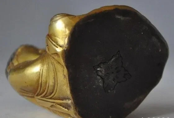 Cina Cina Buddhisme Kuningan Sakyamuni Amitabha Tathagata Patung Buddha