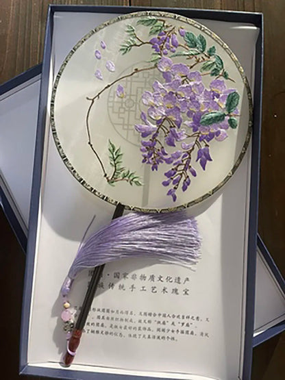 Circular Embroidery Handmade Single Sided Embroidery Tuanfan, Hanfu Qipao, Walking Show Hand, Accompanying Gift