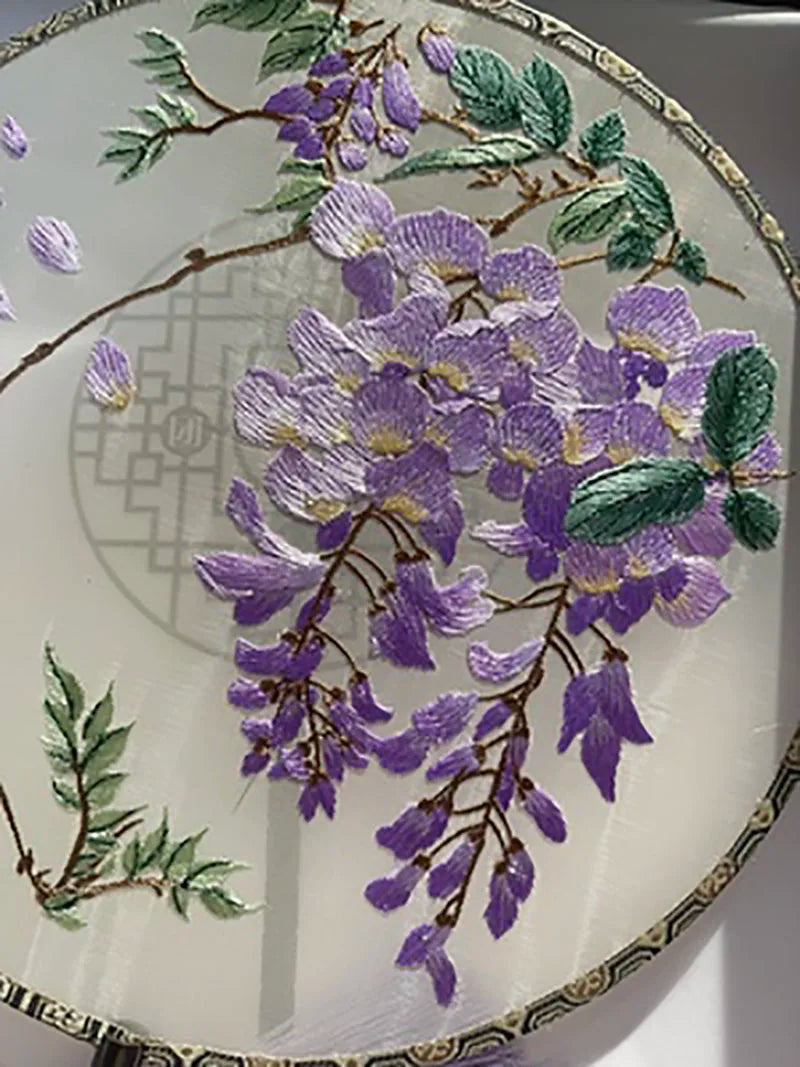 Circular Embroidery Handmade Single Sided Embroidery Tuanfan, Hanfu Qipao, Walking Show Hand, Accompanying Gift