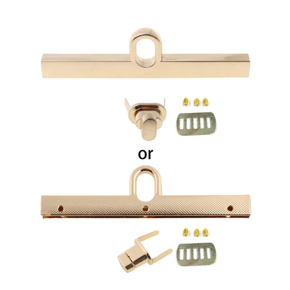 Clasp Turn Lock Purse Closure Twist Lock Fastener Metal Hardware Clip Buckles for DIY Handbag Shoulder Bags Craft Making