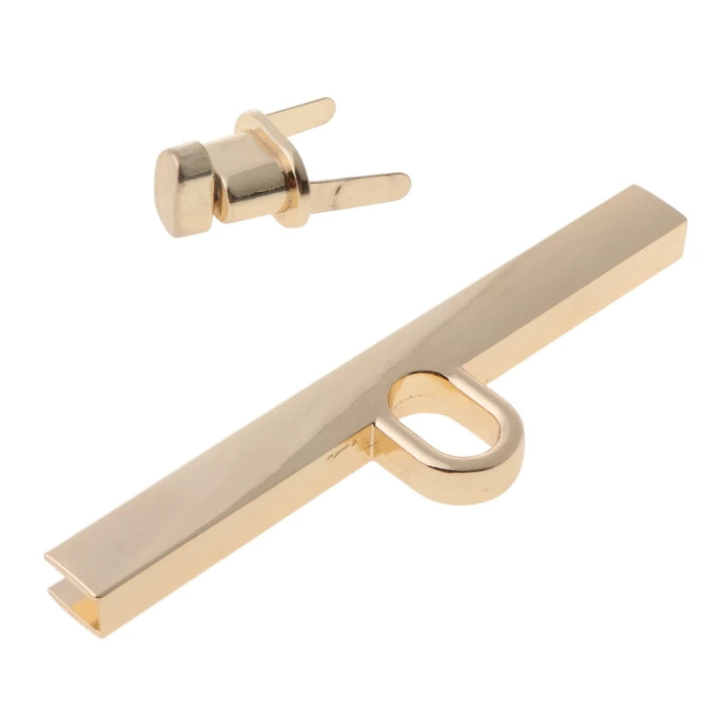 Clasp Turn Lock Purse Closure Twist Lock Fastener Metal Hardware Clip Buckles for DIY Handbag Shoulder Bags Craft Making