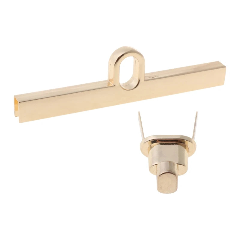 Clasp Turn Lock Purse Closure Twist Lock Fastener Metal Hardware Clip Buckles for DIY Handbag Shoulder Bags Craft Making