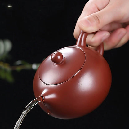 Classic Dahongpao Xishi Teapot Chinese Yixing Purple Clay Tea Pot Handmade Beauty Tea Infuser Household Zisha Filter Teaware