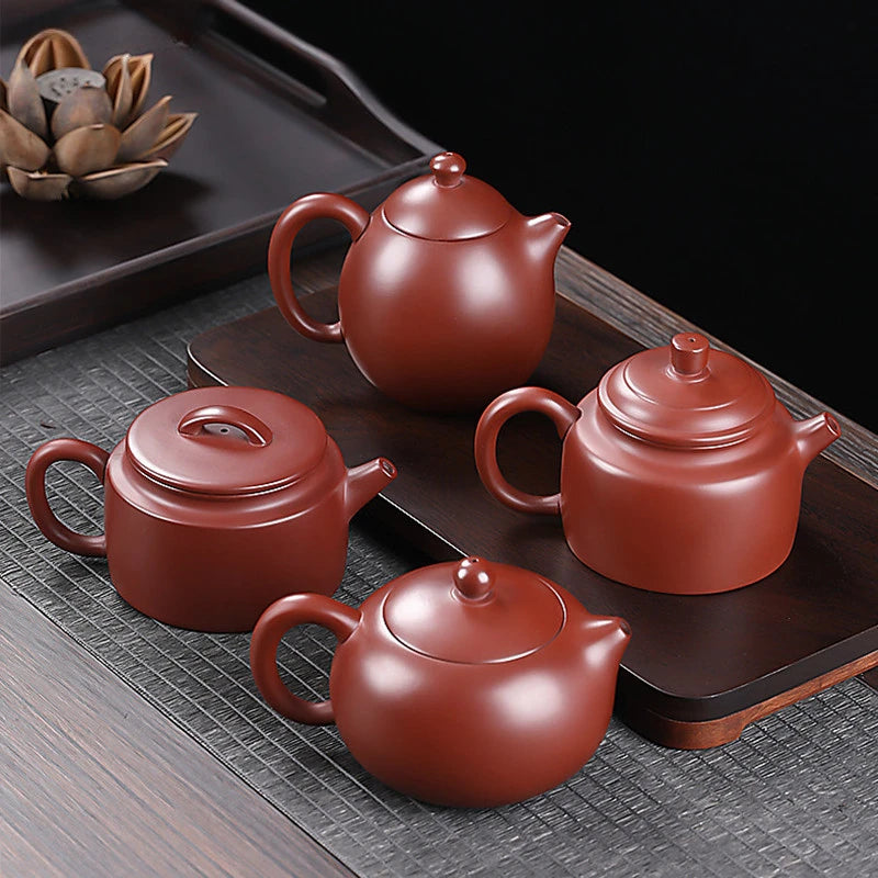 Classic Dahongpao Xishi Teapot Chinese Yixing Purple Clay Tea Pot Handmade Beauty Tea Infuser Household Zisha Filter Teaware