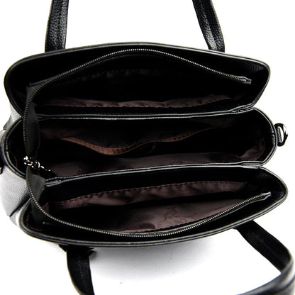 Classic Fashion Large Capacity Ladies Tote Bag High-quality Soft Leather Shoulder Crossbody Bags Designer Brand Women's Handbag