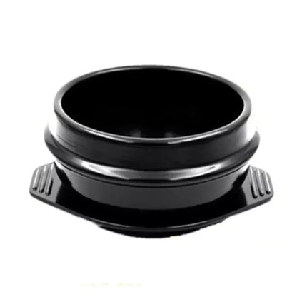 Classic Korean Cuisine Sets Dolsot Stone Bowl Pot for Bibimbap Jjiage Ceramic Soup Ramen Bowls With Tray Chopsticks Spoon