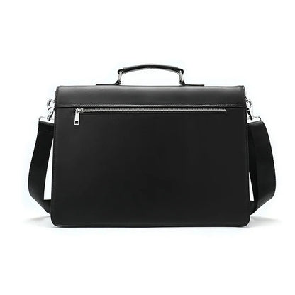 Classic Luxury Men Briefcase Genuine Leather Work Totes Business Handbags Black Red Cowskin Laptop for Layer Doctor Bag