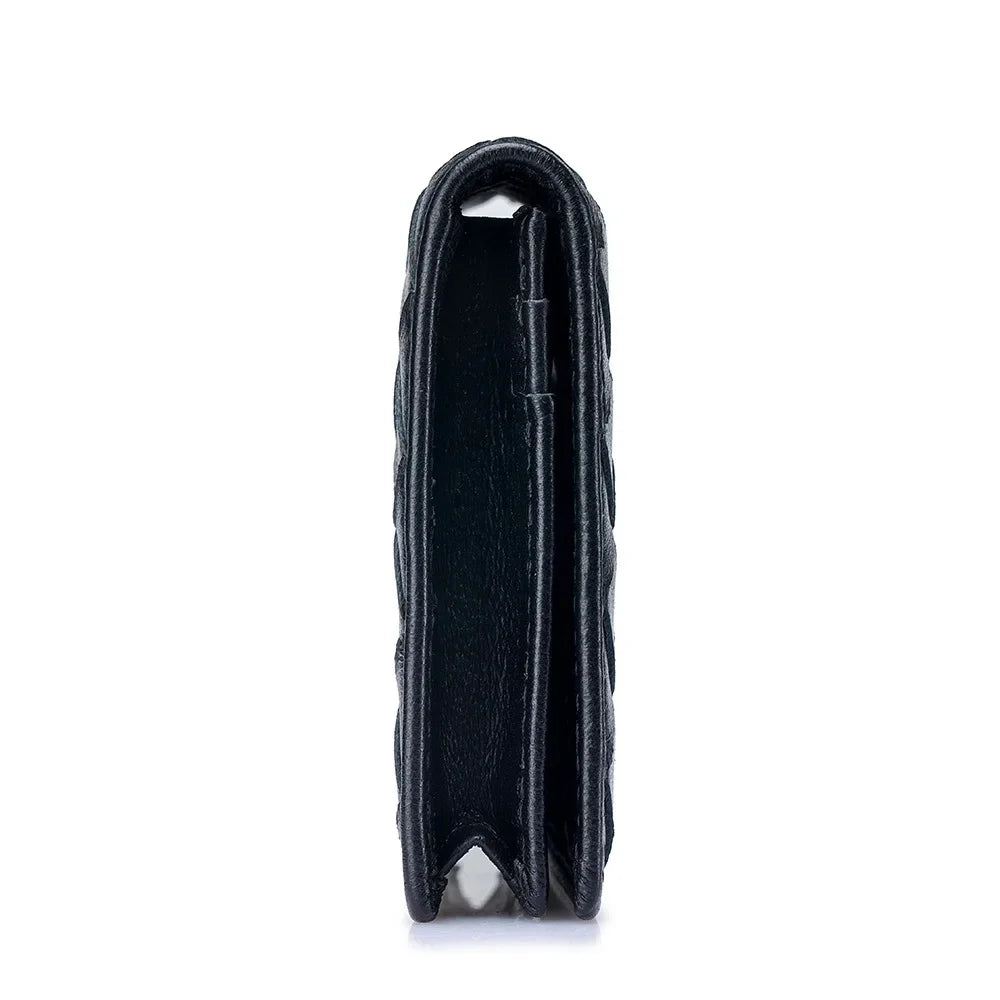 Classic Men's Wallet with Multiple Compartments, Including Cardholder and Coin Purse, Made of High-quality Sheepskin Material