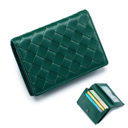 Classic Men's Wallet with Multiple Compartments, Including Cardholder and Coin Purse, Made of High-quality Sheepskin Material