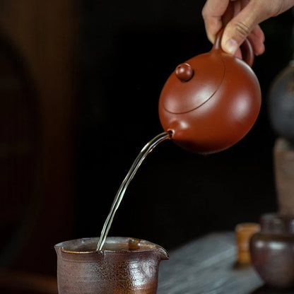 Classic Raw Ore Dahongpao Xishi Tea Pot Yixing Purple Clay Teapots Handmade Filter Beauty Kettle Authentic Zisha Teaware 200ml