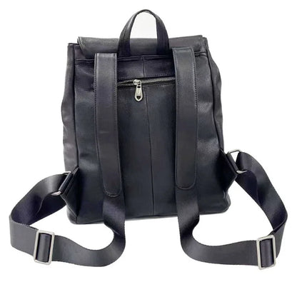 Classic Women Backpack High Quality Soft Genuine Leather Backpacks For Female Fashion Big Travel Shoulder Bag Mochila Bolsas