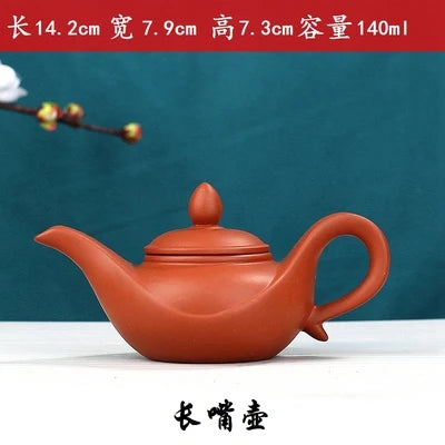 Classic Yixing Purple Clay Teapot Handmade Zhu Mud Beauty Kettle Household Filter Tea Sets Custom Chinese Zisha Tea Infuser