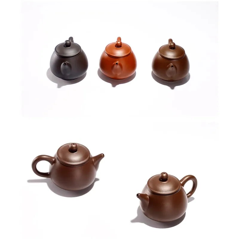 Classic Yixing Purple Clay Teapot Handmade Zhu Mud Beauty Kettle Household Filter Tea Sets Custom Chinese Zisha Tea Infuser