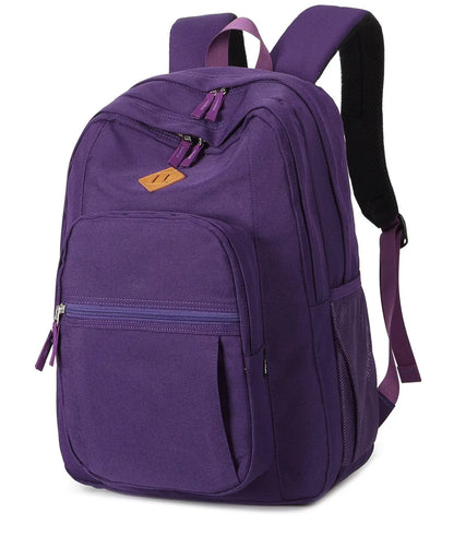 Classical Basic Travel Backpack For School Water Resistant Bookbag