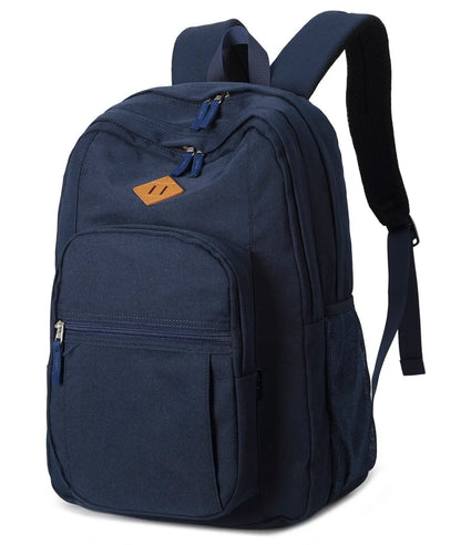 Classical Basic Travel Backpack For School Water Resistant Bookbag