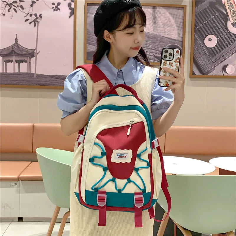 Classical Casual Daypack College Travel Backpack Lightweight School Bookbag Work Bag for Teen Girls Boys