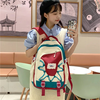 Classical Casual Daypack College Travel Backpack Lightweight School Bookbag Work Bag for Teen Girls Boys