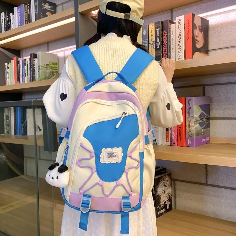 Classical Casual Daypack College Travel Backpack Lightweight School Bookbag Work Bag for Teen Girls Boys