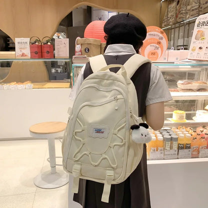 Classical Casual Daypack College Travel Backpack Lightweight School Bookbag Work Bag for Teen Girls Boys