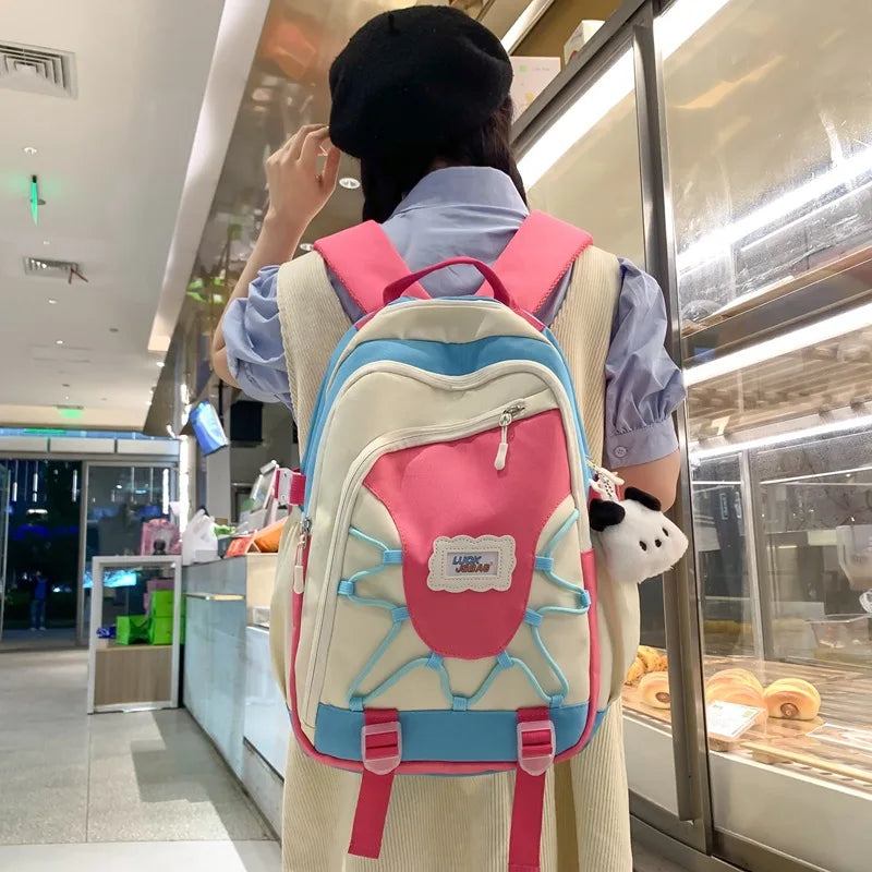 Classical Casual Daypack College Travel Backpack Lightweight School Bookbag Work Bag for Teen Girls Boys