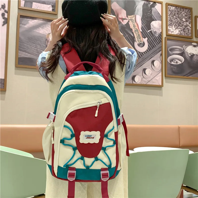 Classical Casual Daypack College Travel Backpack Lightweight School Bookbag Work Bag for Teen Girls Boys