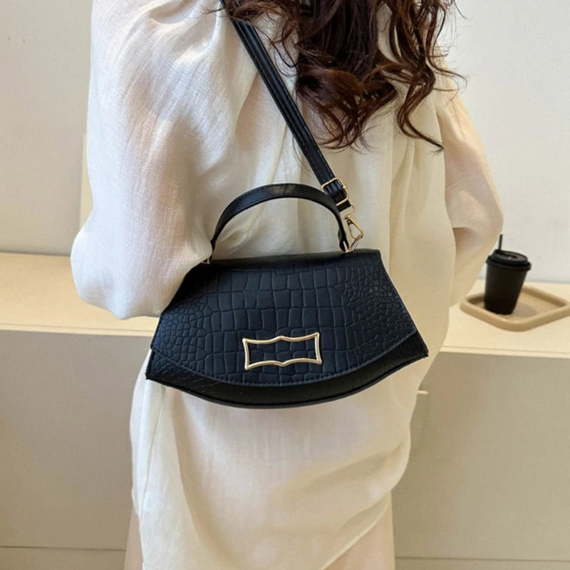 Classical Crocodiles Design Women Tote Bag Fashionable Crocodiles Texture Bag