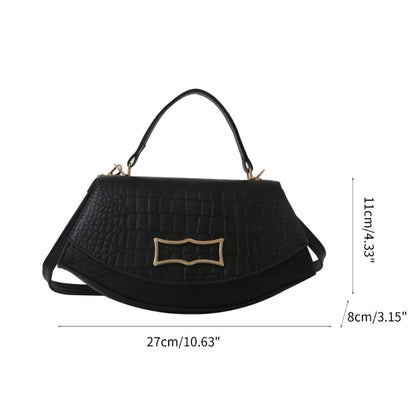 Classical Crocodiles Design Women Tote Bag Fashionable Crocodiles Texture Bag