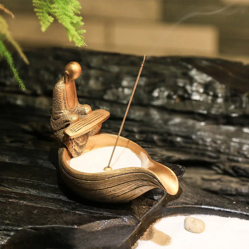 Classical decoration Zen Decoration Buddhist mood incense pedestal Sandalwood incense burner