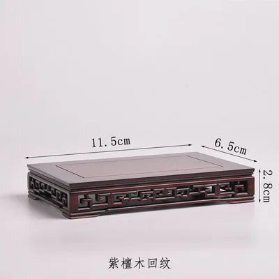Classical rectangular Rosewood flowerpots, vases, Jade, rare stones, Buddha statues, tea sets,ornaments, solid wood bases