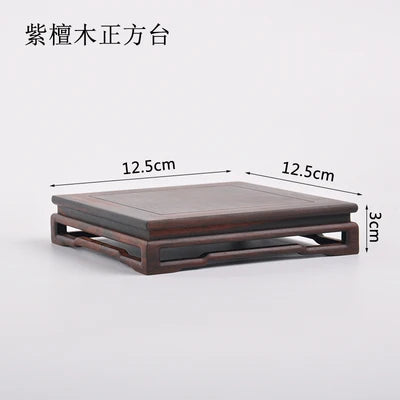 Classical rectangular Rosewood flowerpots, vases, Jade, rare stones, Buddha statues, tea sets,ornaments, solid wood bases